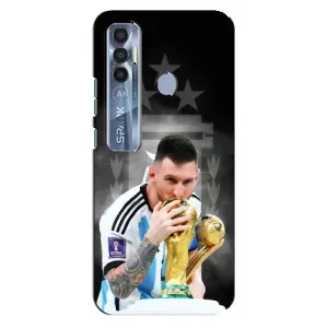 Чохли для TECNO Spark 7 Pro (Leo чемпіон) (AlphaPrint) (Мессі Чемпіон)