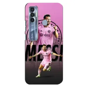 Чохли для ТЕКНО  Спарк 7 Про - Лео Мессі Маямі (Messi Miami)
