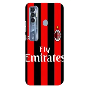 Чохли для TECNO Spark 7 Pro (VPrint) - Футбольні клуби (Milan)