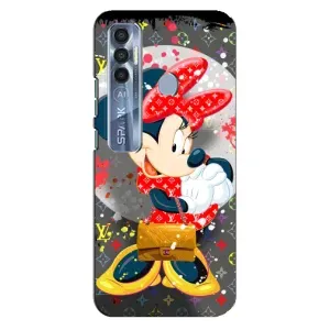 Чохол Disney Mouse TECNO Spark 7 Pro (PREMIUMPrint) (Minni з бантіком)
