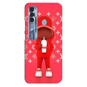 Круті Чохли Луі Віттон для TECNO Spark 7 Pro (AlphaPrint) (Модний стиль)