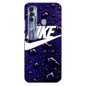 Чохол для TECNO Spark 7 Pro - з принтом Найк (AlphaPrint) (Найк принт)