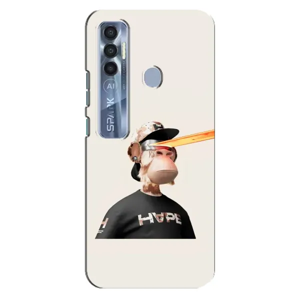 Чохол з принтом «мавпа NFT в окулярах» для TECNO Spark 7 Pro