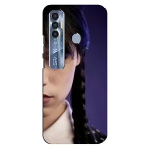Чохол з дизайном Венздей 2 на TECNO Spark 7 Pro (Загадковий погляд Венздей)