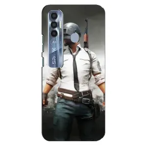 Чеjхол PUBG для ТЕКНО Спарк 7 Про (AlphaPrint) (Пабг мен)