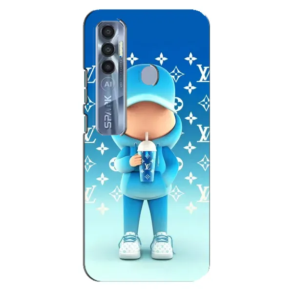 Чехол с принтом «Парень LV» для TECNO Spark 7 Pro