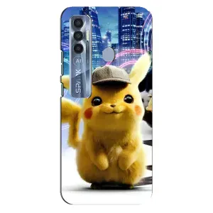 Чохол з Пікачу на TECNO Spark 7 Pro (Пікачу в місті)