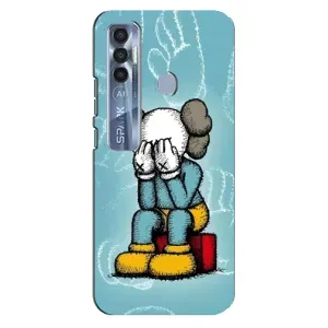 Чохли для TECNO Spark 7 Pro - Bearbrick Louis Vuitton (PREMIUMPrint) (Плач Bearbrick)