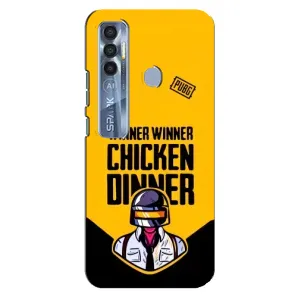 Чеjхол PUBG для ТЕКНО Спарк 7 Про (AlphaPrint) (Pubg шолом)
