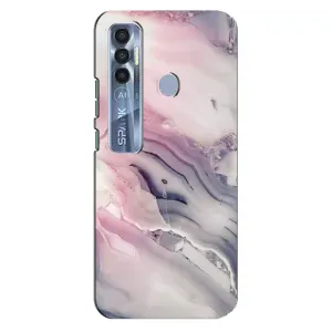 Мраморний чехол на TECNO Spark 7 Pro (VPrint) (Пурпурний Мрамор)