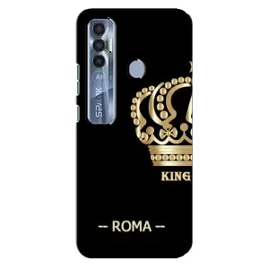 Чохли для TECNO Spark 7 Pro (VPrint) - Футбольні клуби (Roma)