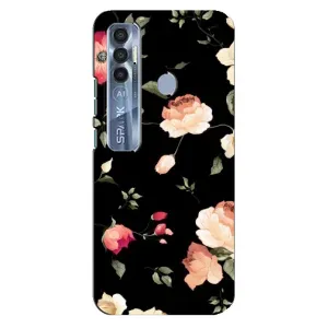 Чохли з квітами для TECNO Spark 7 Pro (VPrint) (Трояндочки)