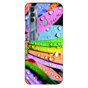 Чехлы (ART) Цветы на TECNO Spark 7 Pro (VPrint) (Семиквітка)