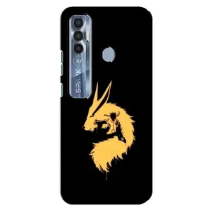 Naruto Anime Чохли для ТЕКНО Спарк 7 Про (AlphaPrint) (силует Курама Наруто)
