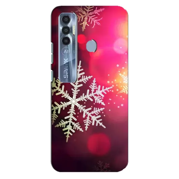 Чехол с принтом «Снежинка» для TECNO Spark 7 Pro