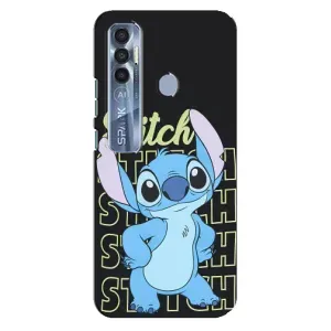 Чохол з принтом Стіч на TECNO Spark 7 Pro (Stitch 626)