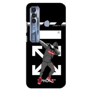 Чеохол для TECNO Spark 7 Pro з картинкою Supreme (AlphaPrint) (Супрім)