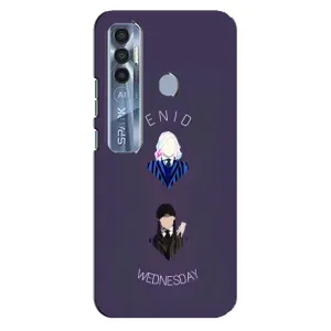 Чохли Венсдей на TECNO Spark 7 Pro Уенсдей (AlphaPrint) (Венздей і подруга)