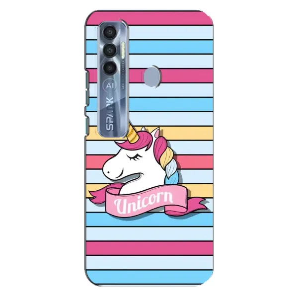 Чохол з принтом «Unicorn» для TECNO Spark 7 Pro