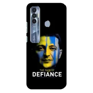 Чохол для TECNO Spark 7 Pro (AlphaPrint - с принтом Зеленського) (В. Зеленский)
