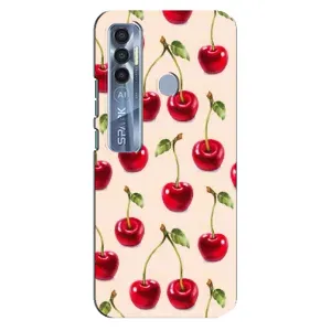 Чохли з фруктами для TECNO Spark 7 Pro (VPrint) (Черешня)