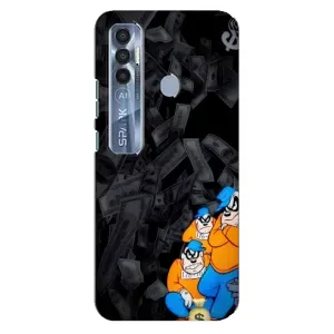 Чохли з крутими принтами для TECNO Spark 7 Pro - (PREMIUMPrint) (Вори)
