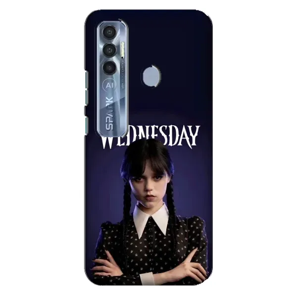 Чехол с принтом «Wednesday» для TECNO Spark 7 Pro