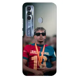 Чехол с футболистом Ламин Ямаль TECNO Spark 7 Pro (Ямаль Барса)