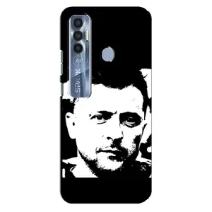 Чохол для TECNO Spark 7 Pro (AlphaPrint - с принтом Зеленського) (Зеленский АРТ)