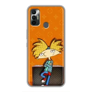 Бренднові Чохли для TECNO Spark 7P - (PREMIUMPrint) (Арнольд)