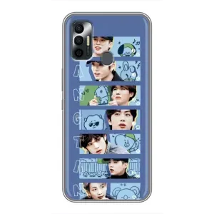 Чехол с принтом «Bangtan» для TECNO Spark 7P