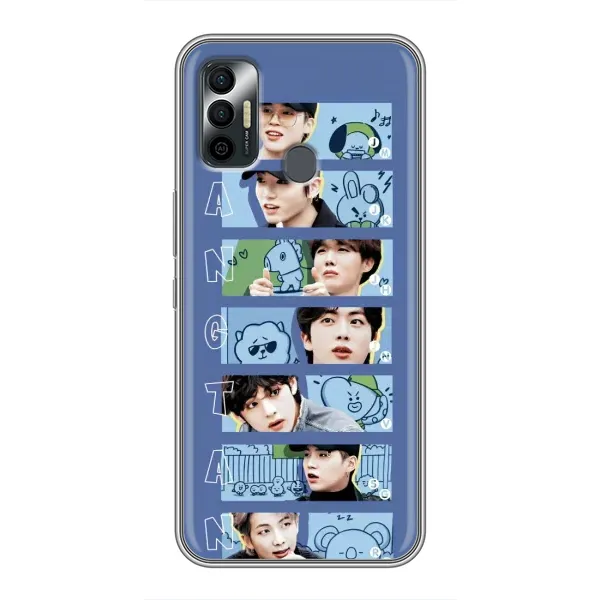 Чехол с принтом «Bangtan» для TECNO Spark 7P Чехол с принтом «Bangtan» для TECNO Spark 7P