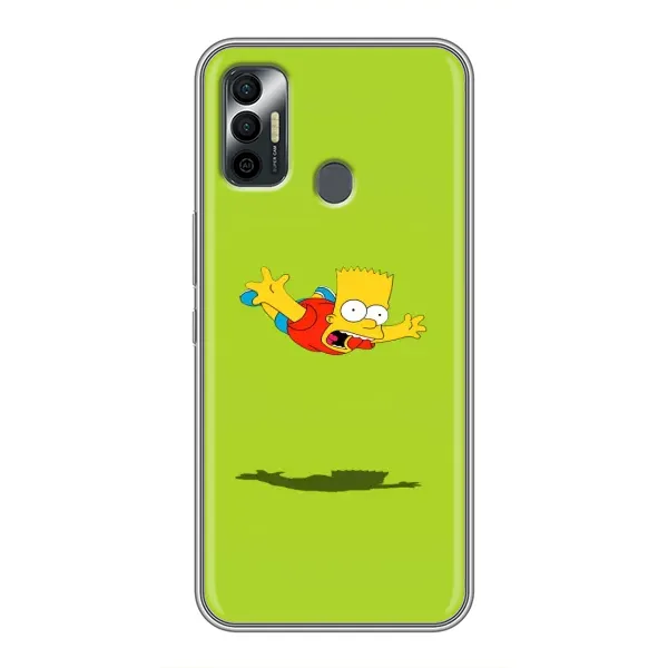 Чохол з принтом «Барт Сімпсон» для TECNO Spark 7P