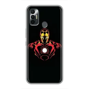 Чохли з героями Марвел TECNO Spark 7P (VPrint) (Залізна людина)