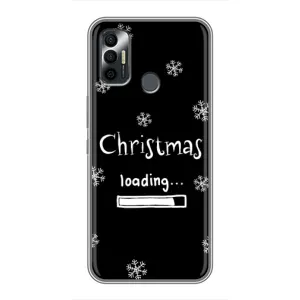 Різдвяні, Святкові Чохли для ТЕКНО Спарк 7П (Christmas loading)