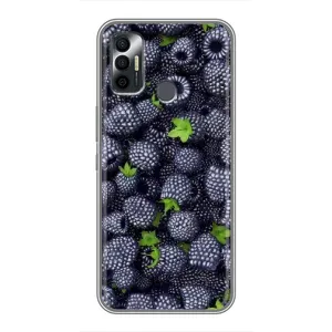Чохли з фруктами для TECNO Spark 7P (VPrint) (Ожина)
