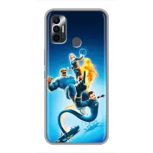 Чохол з принтом Фантастична четвірка для TECNO Spark 7P (Герої Фантастична Четвірка)