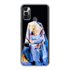 Чехлы с футболистом Ерлинг Холанд для TECNO Spark 7P (AlphaPrint) (футболист Холанн)