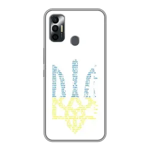 Чохли для TECNO Spark 7P Укр. Символіка (AlphaPrint) (Герб з букв)