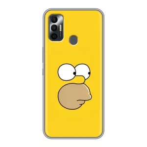 Чjхол з Сімпсонами для TECNO Spark 7P (VPrint) (Гомер)