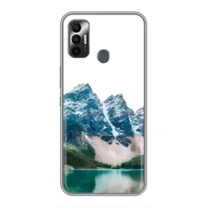 Силиконовый чехол с КАРТИНКАМИ лето для TECNO Spark 7P (AlphaPrint) (Гори)