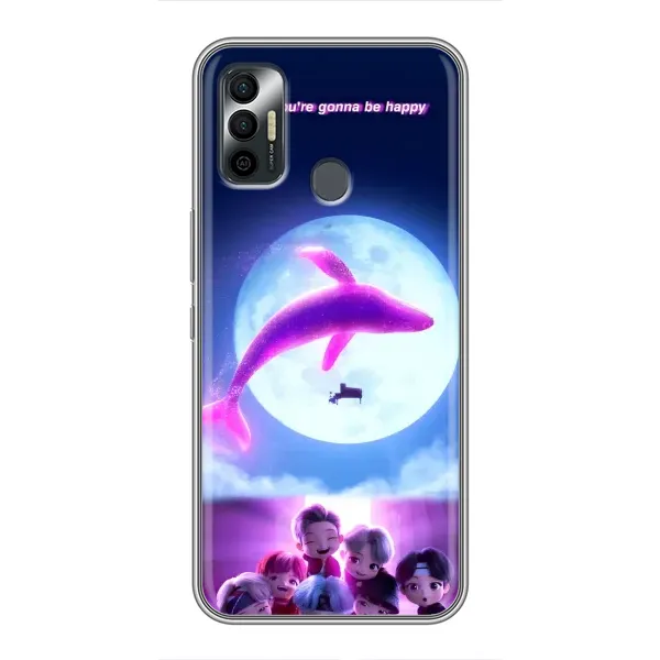 Чехол с принтом «КИТ BTS» для TECNO Spark 7P Чехол с принтом «КИТ BTS» для TECNO Spark 7P