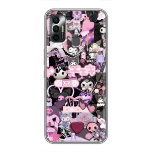 Чехол с кроликом Куроми на TECNO Spark 7P (Коллаж Куроми)