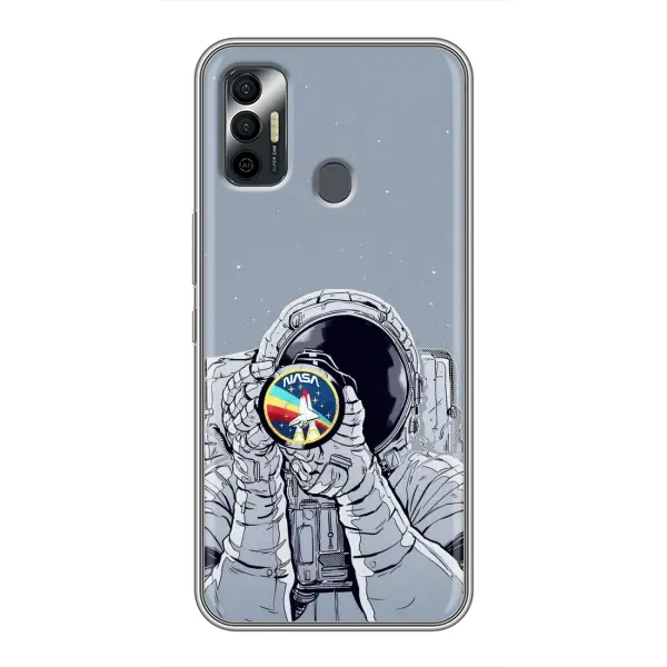 Чехол с принтом «Космонавт фото» для TECNO Spark 7P Чехол с принтом «Космонавт фото» для TECNO Spark 7P