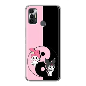 Чехол с кроликом Куроми на TECNO Spark 7P (Куроми Инь Янь)