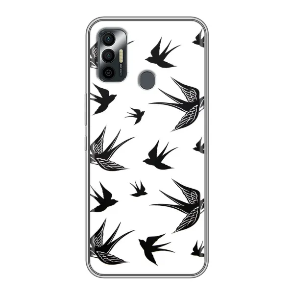 Чехол с принтом «Ласточки» для TECNO Spark 7P Чехол с принтом «Ласточки» для TECNO Spark 7P