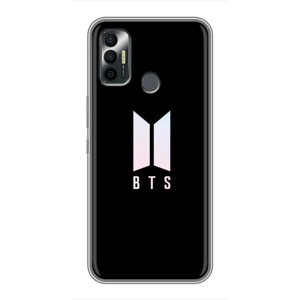 Чехол с принтом «Лого BTS» для TECNO Spark 7P Чехол с принтом «Лого BTS» для TECNO Spark 7P