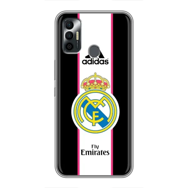 Чохол з принтом «лого Real Madrid» для TECNO Spark 7P