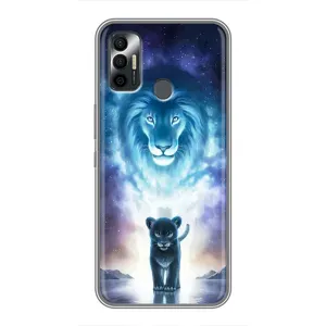 Чохол з принтом «Маленький лев» для TECNO Spark 7P