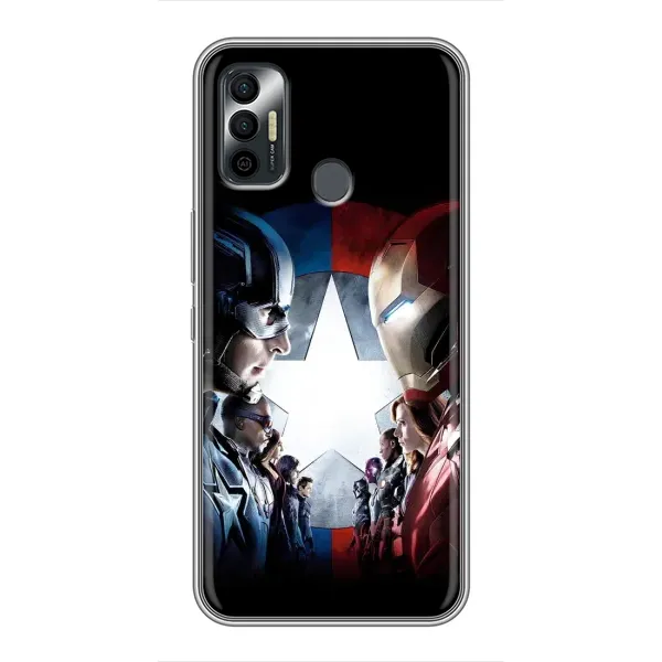 Чехол с принтом «Марвел стайл» для TECNO Spark 7P Чехол с принтом «Марвел стайл» для TECNO Spark 7P